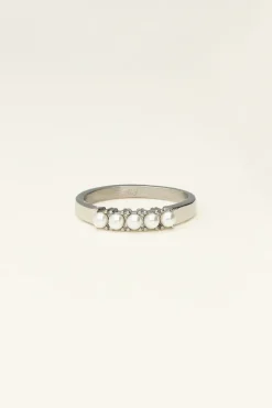 Bague à 5 Perles