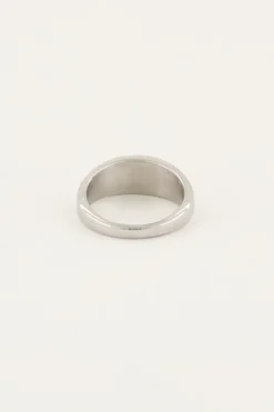 Bague MOOD Avec Pierre Noire Carrée