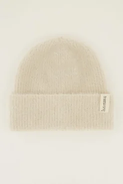 Bonnet Beige Poilu