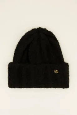 Bonnet Grosse Maille Noir