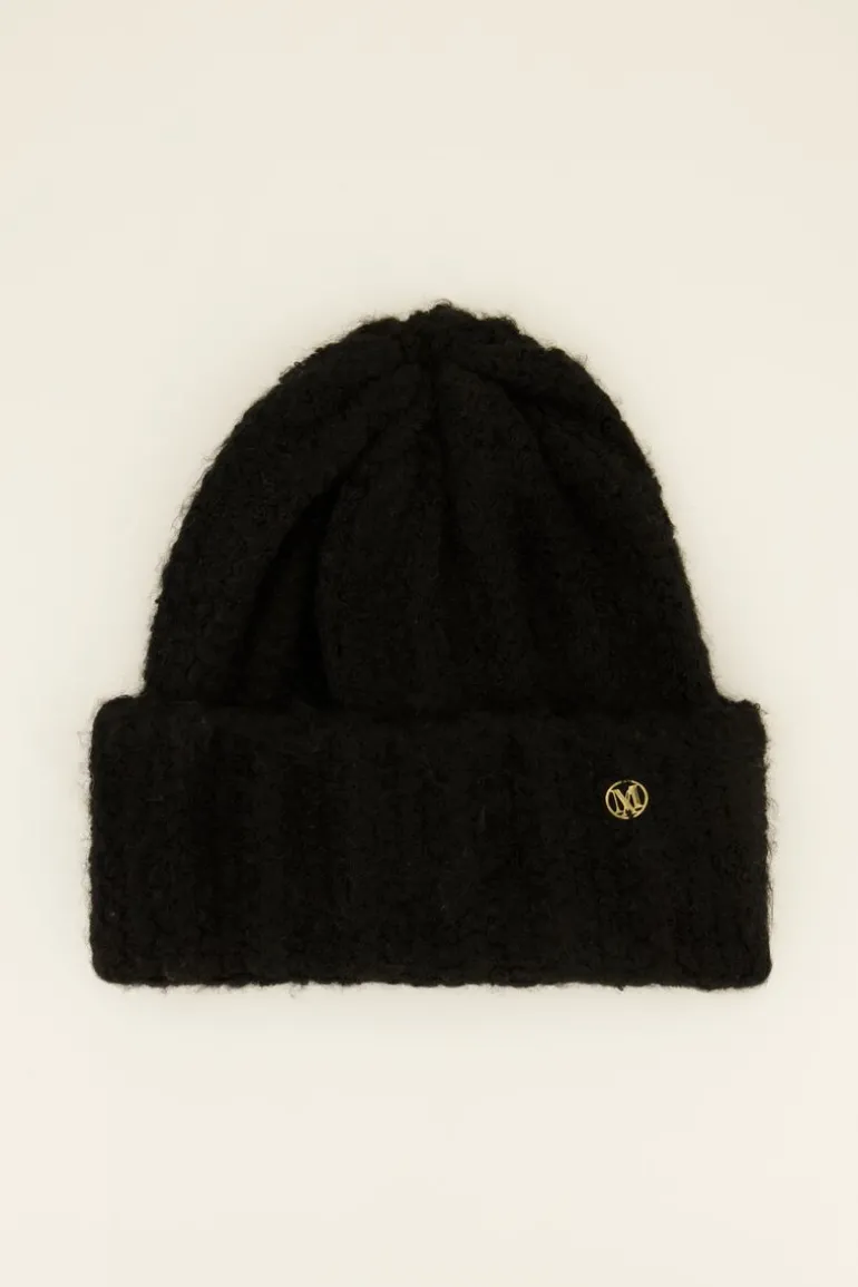 Bonnet Grosse Maille Noir
