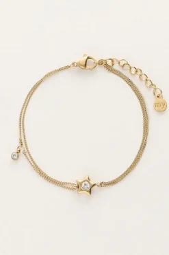 Bracelet Minimaliste Avec étoile Et Strass