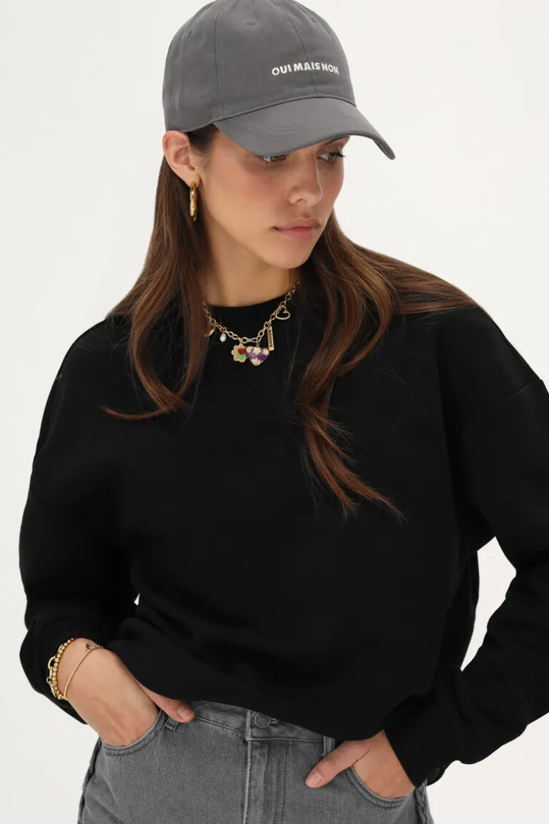Casquette Gris Foncé "Oui Mais Non"