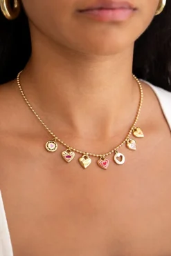 Collier Candy Avec Charms Multicolores