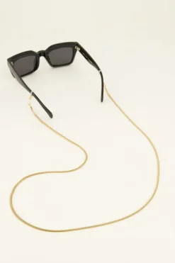 Cordon Chaîne Dorée Pour Lunettes De Soleil