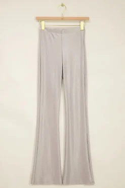 Legging Flare Argenté