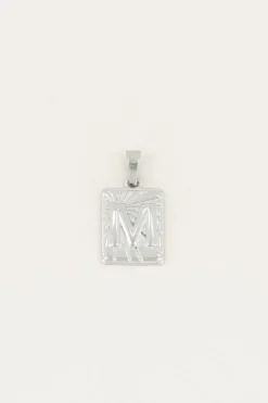 Pendentif Initiale Rectangulaire